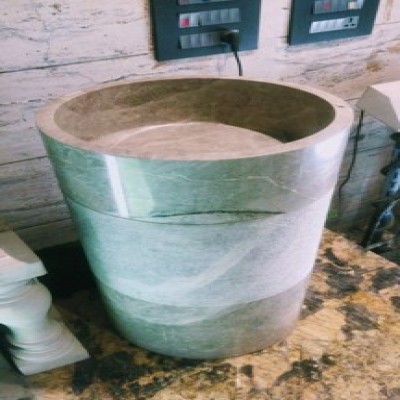 GREY POLISHED SINK